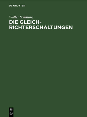 cover image of Die Gleichrichterschaltungen